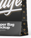 Glossy Shopping Bag w/ Rope Handles Mockup