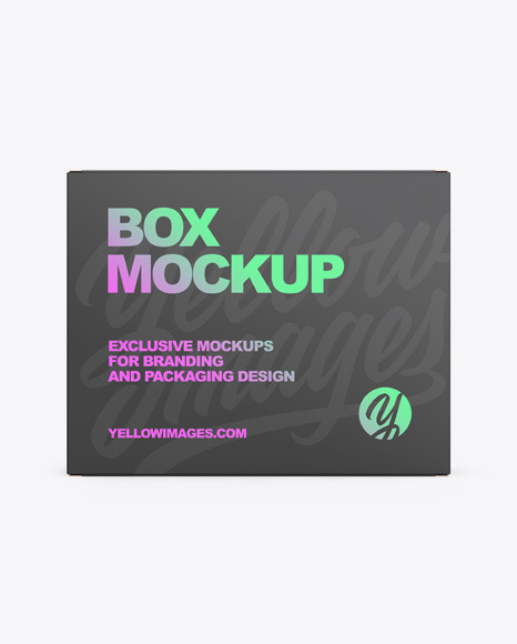 Paper Box Mockup