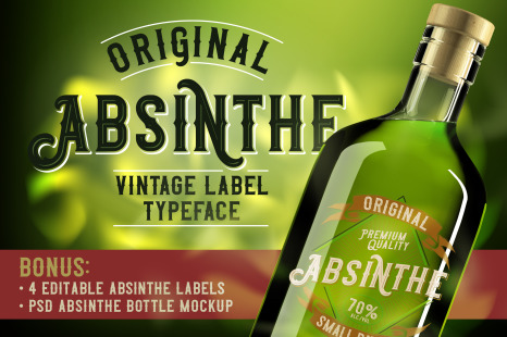 Original Absinthe Layered Font - Brandy