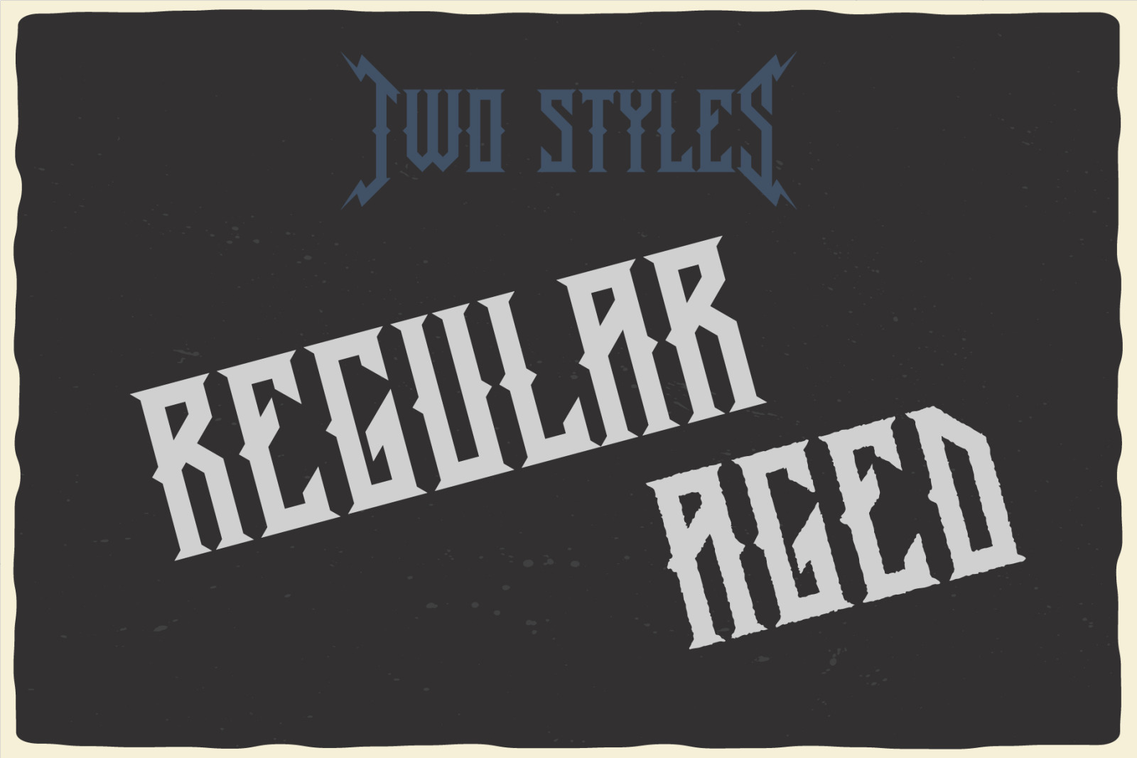 Old Biker Label Font + Bonus