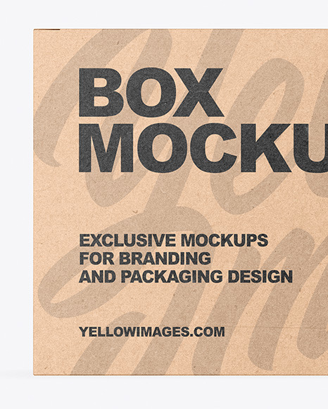 Kraft Box Mockup