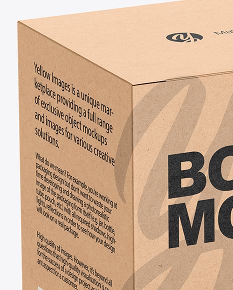 Kraft Box Mockup