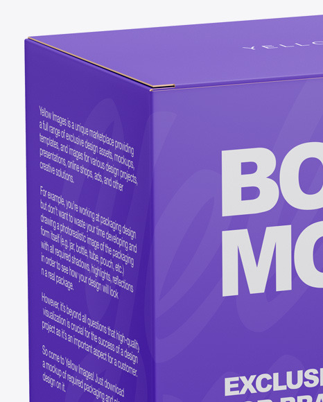 Paper Box Mockup