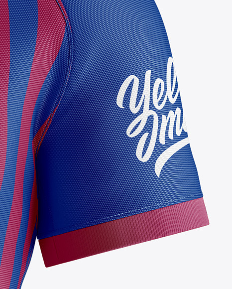 Men’s Soccer Jersey Mockup - Front View