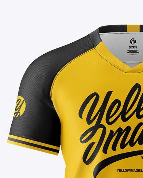 Men’s Soccer Jersey Mockup - Front View