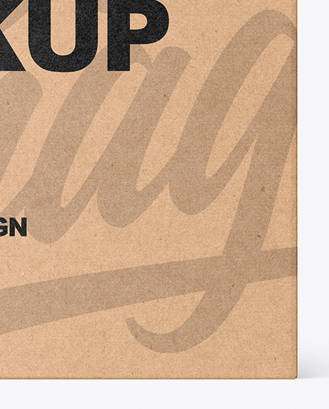 Kraft Box Mockup