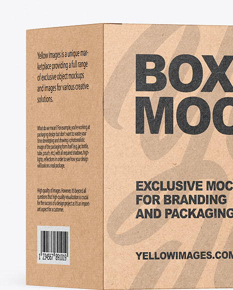 Kraft Box Mockup