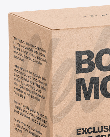 Kraft Box Mockup