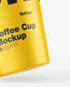 Matte Coffee Cup Mockup