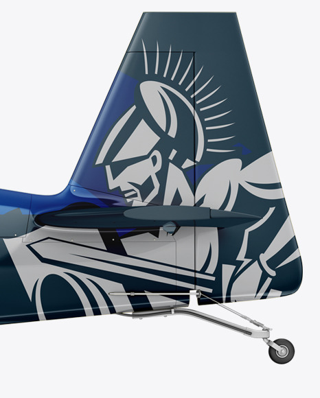 Sport Airplane Mockup - Side View