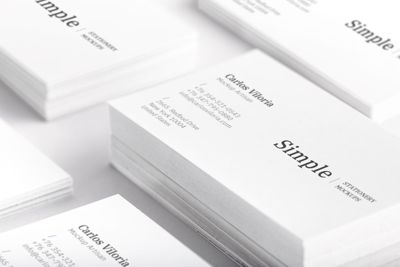 Business Cards Mockup 01