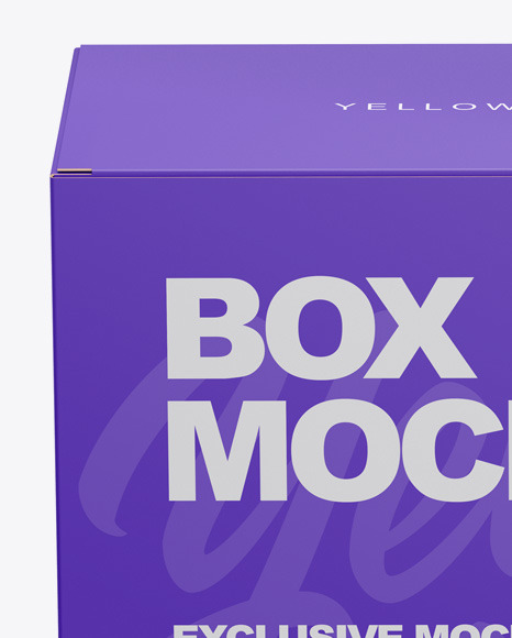 Paper Box Mockup