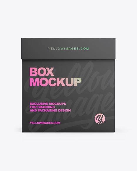 Paper Box Mockup