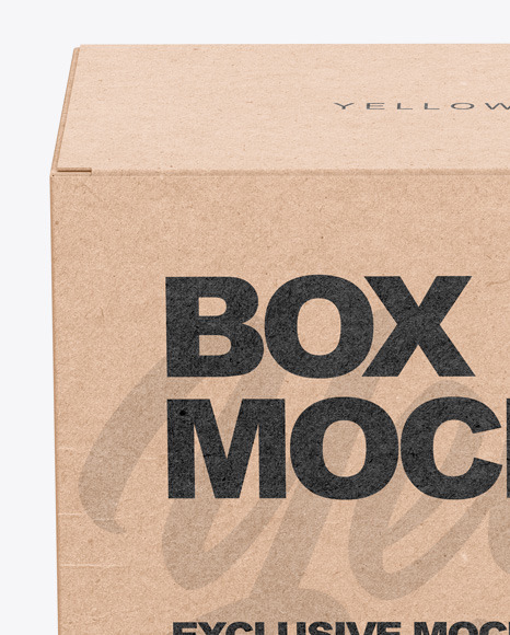 Kraft Box Mockup