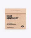 Kraft Box Mockup