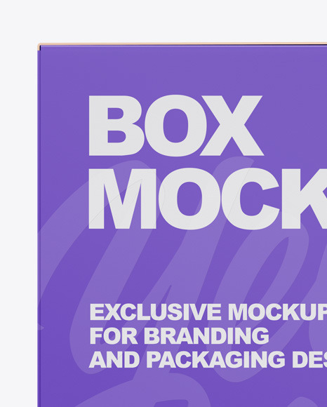 Paper Box Mockup