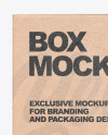 Kraft Box Mockup