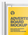 Advertising Board Mockup - Front View