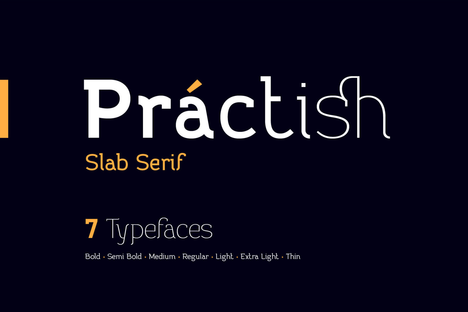 Practish font family