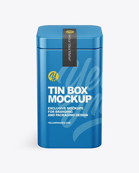 Tin Box Mockup