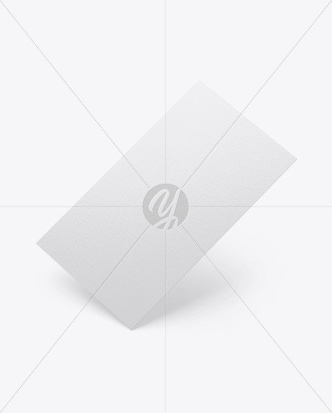 Paper Business Card Mockup