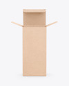 Opened Kraft Box Mockup