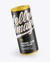 Matte Drink Can Mockup