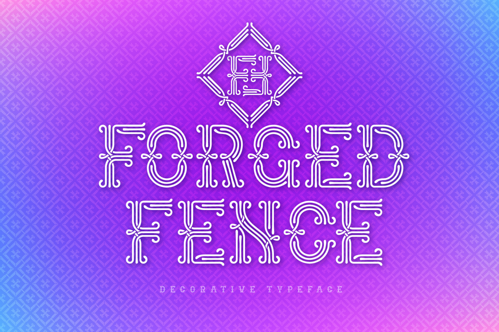 Forged Fence Typeface Forged Fence Typeface
