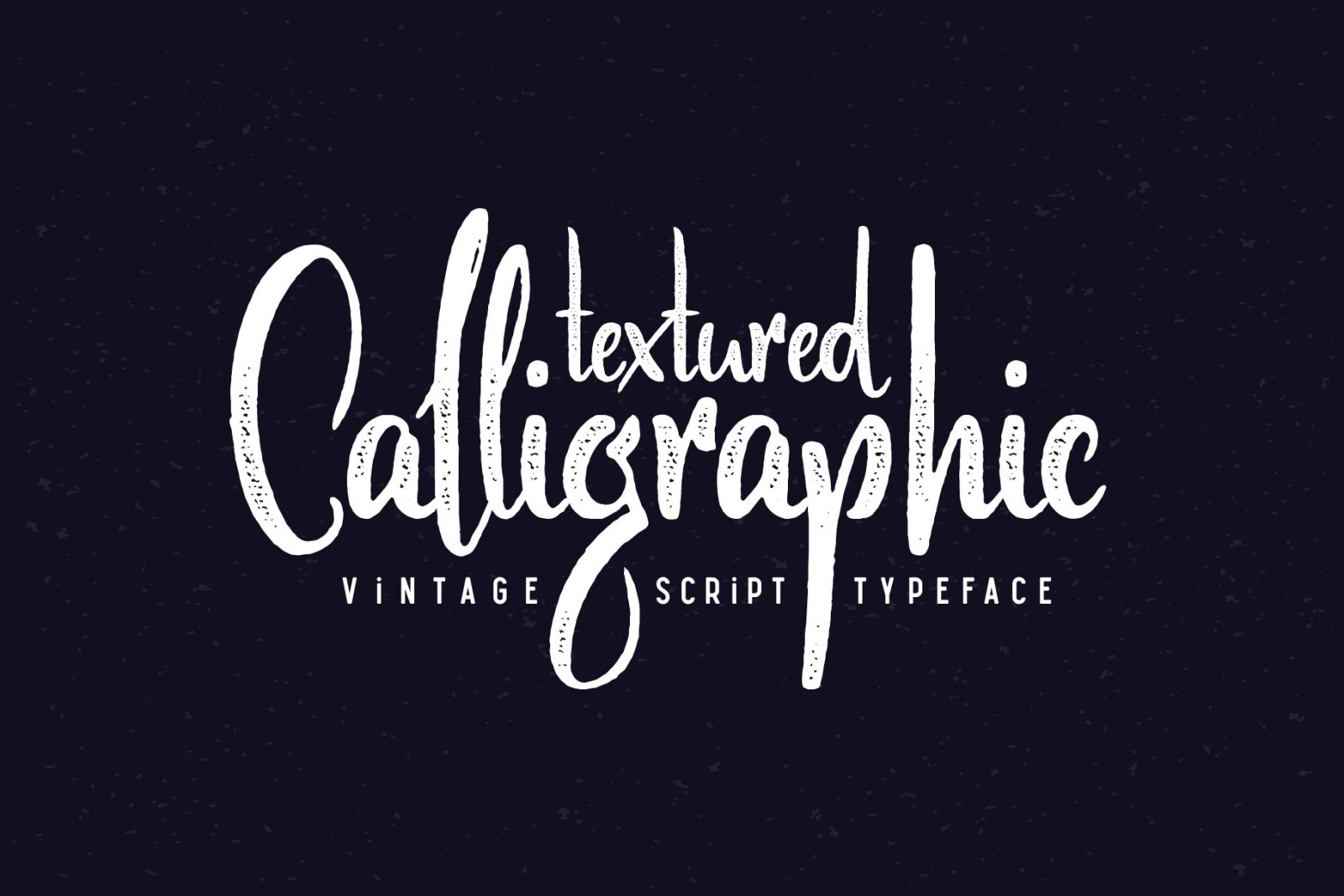 Scratches calligraphic font