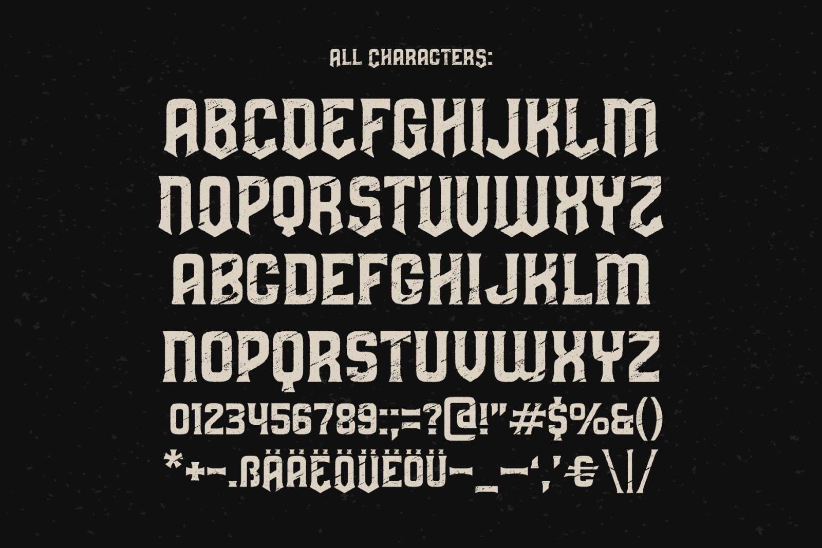 Predators Cuspid font