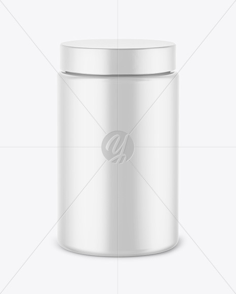 Matte Protein Jar Mockup