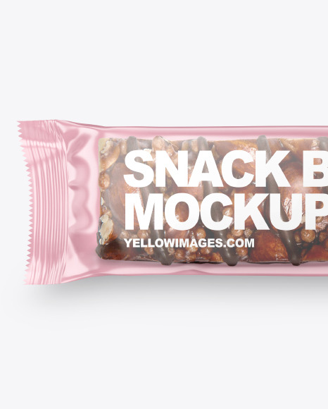 Snack Bar With Nuts Mockup