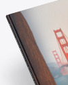 Hardcover Book w/ Textured Cover Mockup