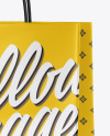 Matte Shopping Bag w/ Rope Handles Mockup