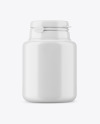 Chewing Gum Plastic Jar Mockup - Front View