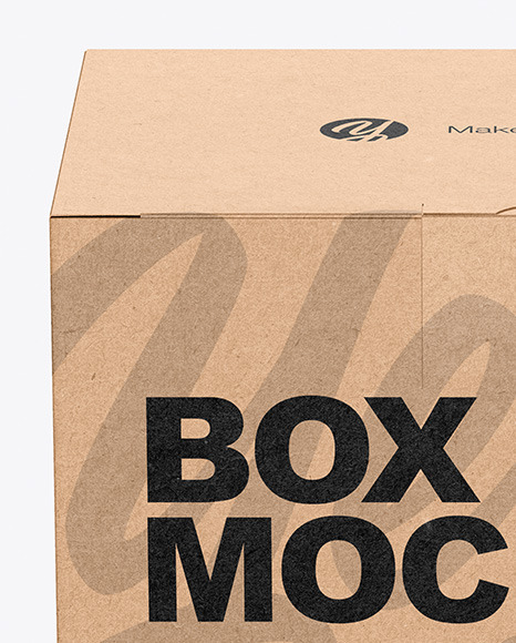 Kraft Box Mockup