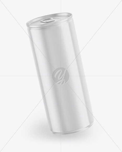 Glossy Drink Can Mockup