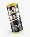 Glossy Drink Can Mockup