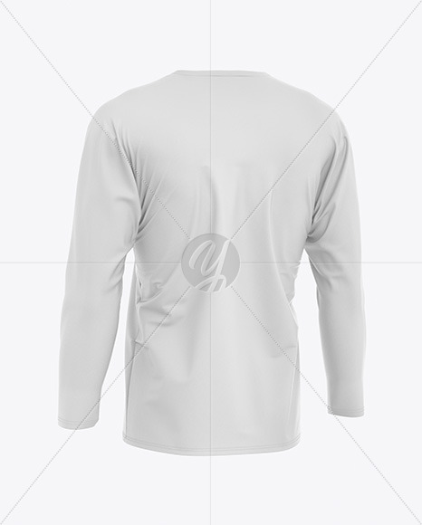 Men's Long Sleeve T-Shirt Mockup