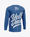 Men's Long Sleeve T-Shirt Mockup