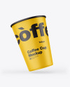 Kraft Coffee Cup Mockup