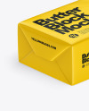 Glossy Butter Block Mockup