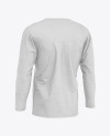 Melange Men's Long Sleeve T-Shirt Mockup