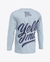 Melange Men's Long Sleeve T-Shirt Mockup