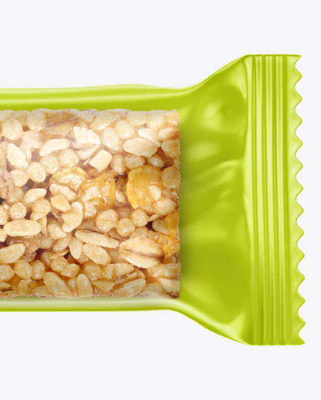 Muesli Snack Bar Mockup