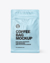 Matte Coffee Bag Mockup