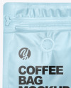 Matte Coffee Bag Mockup