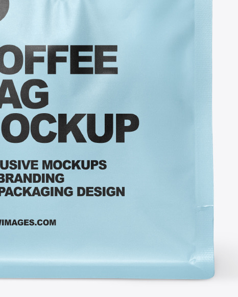 Matte Coffee Bag Mockup