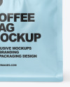 Matte Coffee Bag Mockup