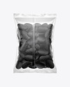 Bag With Black Potato Chips Mockup